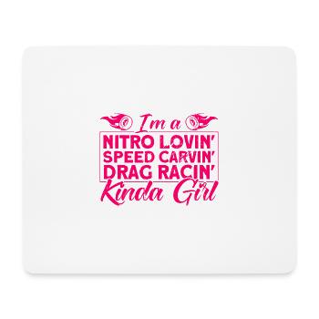 Car Racing Drag Racer Drag Race Gift - Mouse Pad (horizontal) - white - Front
