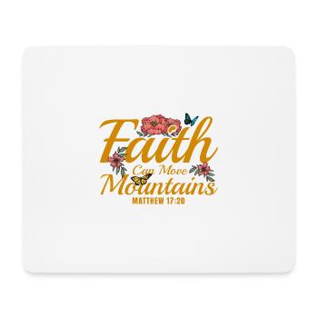 Verset biblique chrétien Don religieux - Tapis de souris (format paysage) - blanc - Devant