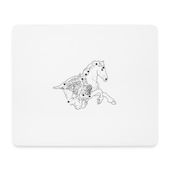 Constellation - Tapis de souris (format paysage) - blanc - Devant