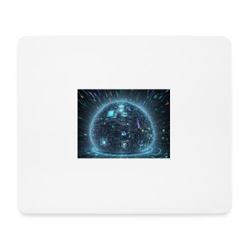 Synthèse de l’avenir de la technologie - Tapis de souris (format paysage) - blanc - Devant