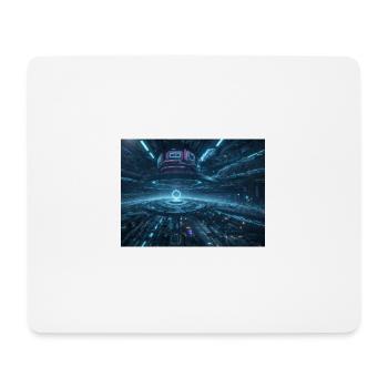 Synthesis of the future of technology - Mouse Pad (horizontal) - white - Front