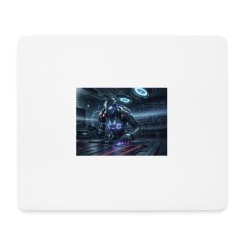 Synthèse de l’avenir de la technologie - Tapis de souris (format paysage) - blanc - Devant