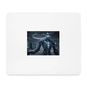 Synthèse de l’avenir de la technologie - Tapis de souris (format paysage) - blanc - Devant