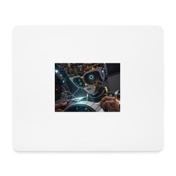 Synthèse de l’avenir de la technologie - Tapis de souris (format paysage) - blanc - Devant