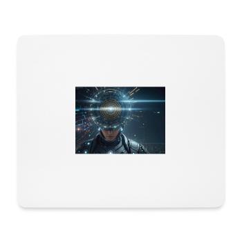 Synthèse de l’avenir de la technologie - Tapis de souris (format paysage) - blanc - Devant