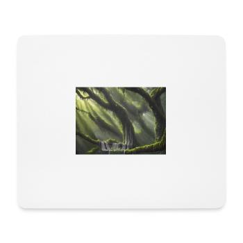 magical forest - Mouse Pad (horizontal) - white - Front
