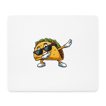 Sweet Taco Dabbing Comic Fast Food - Mouse Pad (horizontal) - white - Front