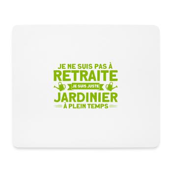 Garten Schrebergarten Gartenarbeit Geschenk - Mousepad (Querformat) - Weiß - Vorne
