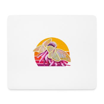 Couple de papillons - Sonja Ariel von Staden - Tapis de souris (format paysage) - blanc - Devant
