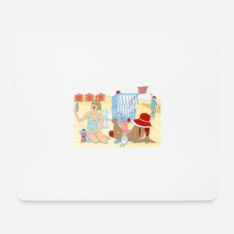 Holiday - Mousepad (Querformat) - Weiß