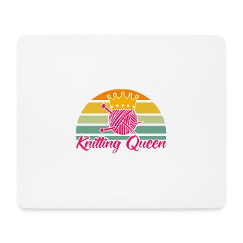 Knitting Knitting Funny knitter gift - Mouse Pad (horizontal) - white - Front