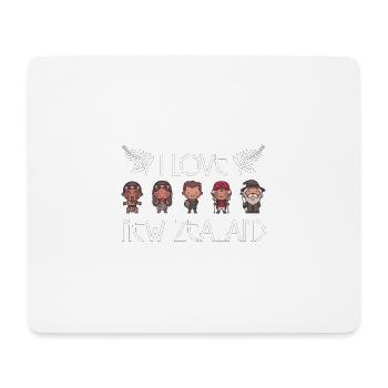 Voyage de vacances en Nouvelle-Zélande En disant cadeau - Tapis de souris (format paysage) - blanc - Devant