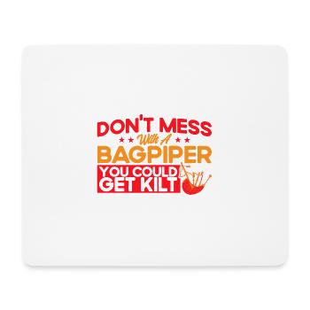 Bagpipes Scottish bagpipes Bagpipes - Mouse Pad (horizontal) - white - Front