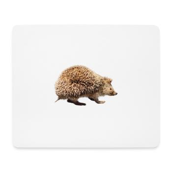 Igel - Mousepad (Querformat) - Weiß - Vorne