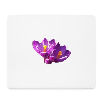 flowers,flower,spring,blossoms,tulips,crocus - Mouse Pad (horizontal) - white - Front