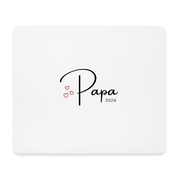 Papa 2024 - Mousepad (Querformat) - Weiß - Vorne