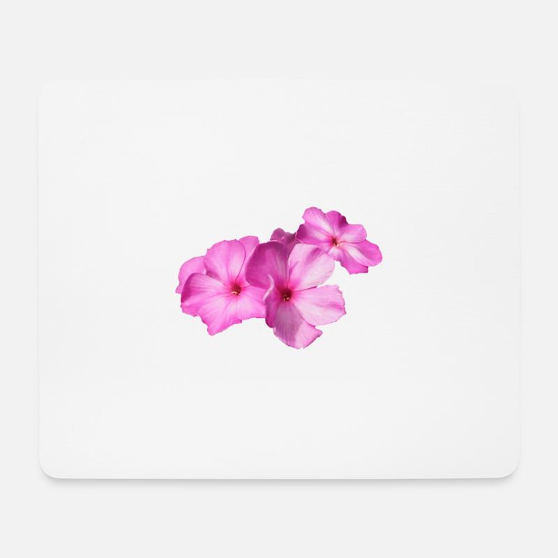 Pink Morning Glory Blütenmeer - Mousepad (Querformat) - Weiß