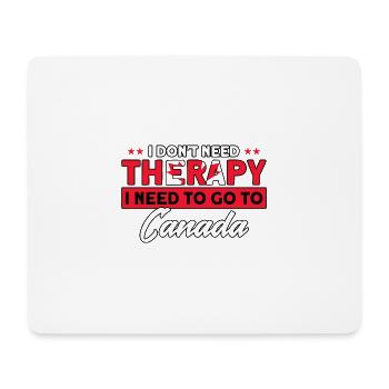 Drapeau canadien Cadeau racines canadiennes - Tapis de souris (format paysage) - blanc - Devant
