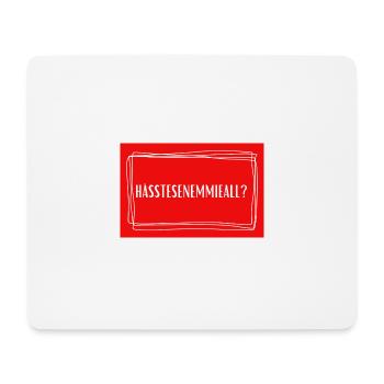 Hässtesenemmieall - Köln Kölsch Kölle Rheinland - Mousepad (Querformat) - Weiß - Vorne