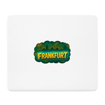 Frankfurt - Mousepad (Querformat) - Weiß - Vorne