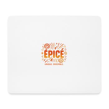 Einzigartiges Spicy Logo Set - Mousepad (Querformat) - Weiß - Vorne