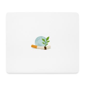 Pour un monde sans tabac - Tapis de souris (format paysage) - blanc - Devant