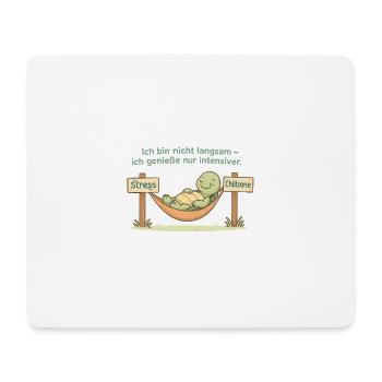 Turtle Chill Zone - Mouse Pad (horizontal) - white - Front