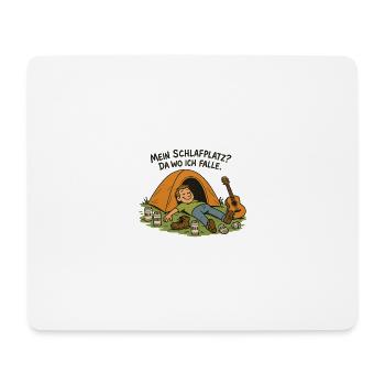 Campingplatz lifestyle - Mousepad (Querformat) - Weiß - Vorne