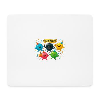 Escouade de ballons - Tapis de souris (format paysage) - blanc - Devant