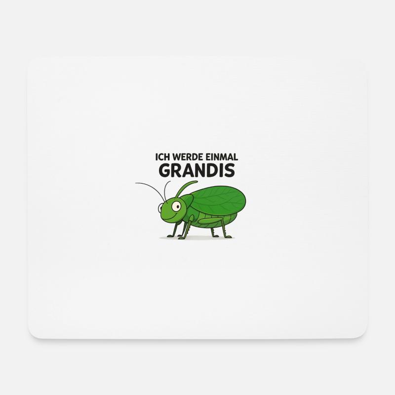 Ich werde einmal Grandis - Mousepad (Querformat) - Weiß
