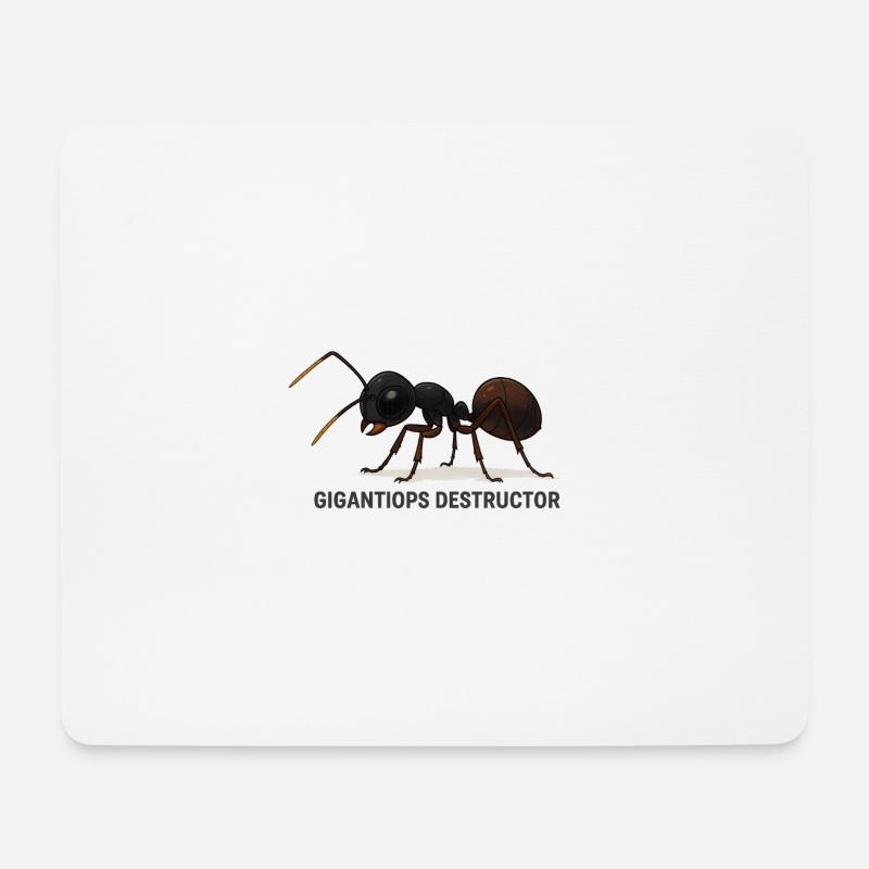 Gigantiops destructor - Mousepad (Querformat) - Weiß
