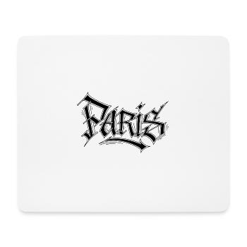 Graffiti-style lettering Paris - Mouse Pad (horizontal) - white - Front