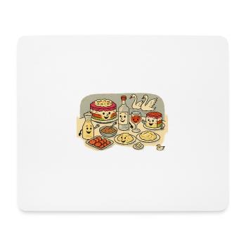 Schwanensee Feiertage - Mousepad (Querformat) - Weiß - Vorne