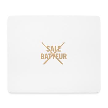 Rebel Drummer - Mousepad (Querformat) - Weiß - Vorne