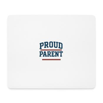 Proud Parent Design - Tapis de souris (format paysage) - blanc - Devant