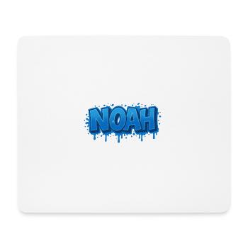 Graffiti Name NOAH Gift Ideal Printable on t - Mouse Pad (horizontal) - white - Front