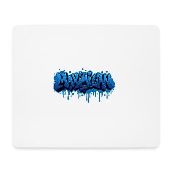 Graffiti  MAXIMILIAN Prénom cadeau idéal imprimabl - Tapis de souris (format paysage) - blanc - Devant