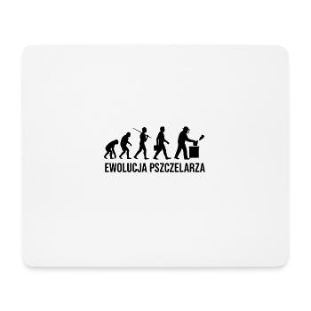 The evolution of the beekeeper - Mouse Pad (horizontal) - white - Front