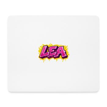 GRAFFITI NAME LEA FOR PERFECT GIFT PRINTABLE - Mouse Pad (horizontal) - white - Front