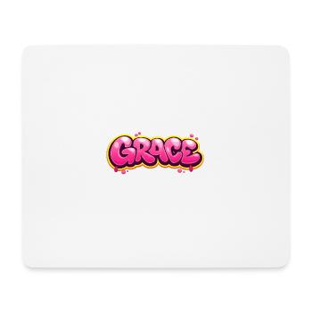 GRACE GRAFFITI NAME FOR PERFECT GIFT PRINTABLE on - Mouse Pad (horizontal) - white - Front