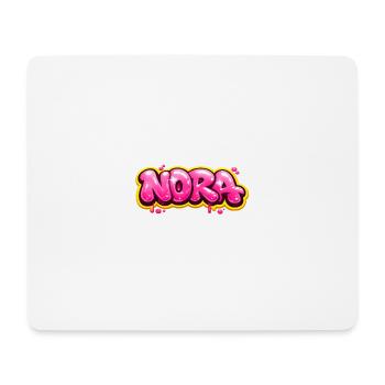 NORA GRAFFITI NAME FOR PERFECT GIFT PRINTABLE  - Tapis de souris (format paysage) - blanc - Devant