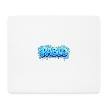 PABLO GRAFFITI NAME FOR PERFECT GIFT PRINTABLE - Mouse Pad (horizontal) - white - Front