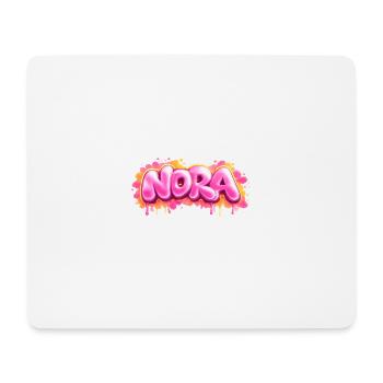 NORA GRAFFITI NAME FOR PERFECT GIFT PRINTABLE on c - Tapis de souris (format paysage) - blanc - Devant