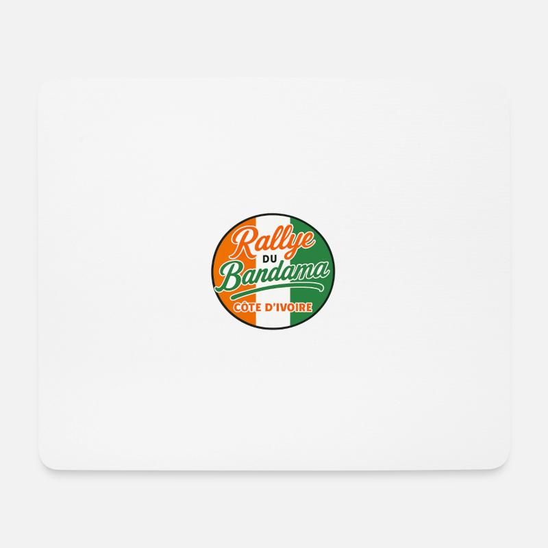 Bandama RCI Rallye - Mousepad (Querformat) - Weiß