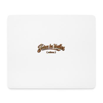Ich mag alte, rostige Autos - Mousepad (Querformat) - Weiß - Vorne