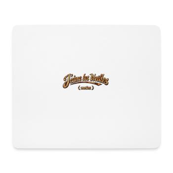 I like old Rusty motorcycles - Mouse Pad (horizontal) - white - Front