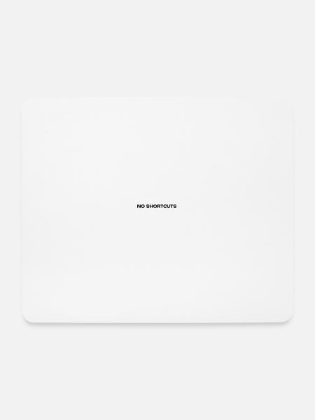 Keine Abkürzungstypografie - Mousepad (Querformat) - Weiß