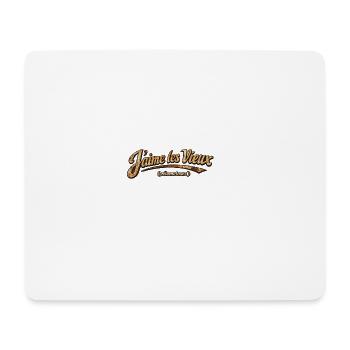 Ich mag die alten rostigen Mopeds - Mousepad (Querformat) - Weiß - Vorne