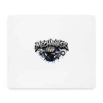 Mechaniker Kraft - Handwerk mit Schrauben - Mousepad (Querformat) - Weiß - Vorne