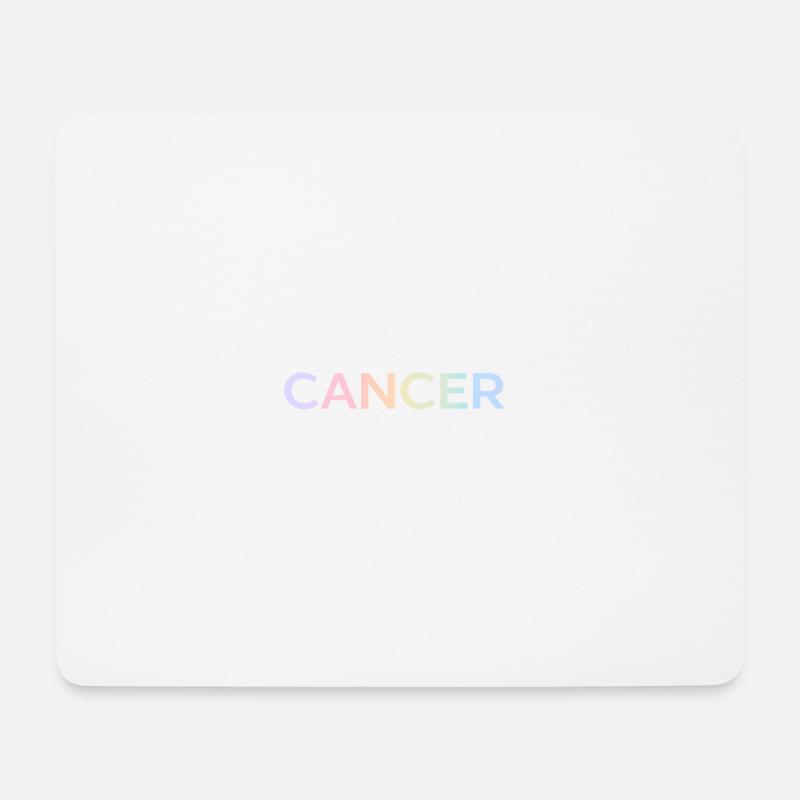 Pastell-Krebs-Bewusstseinsbriefe - Mousepad (Querformat) - Weiß